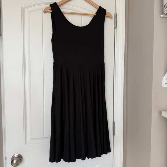 Soma Black Surplice V-Neck Sleeveless Dress Size M - Picture 3 of 8